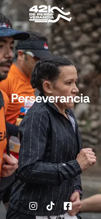 42K de Perseverancia — vista desktop version móvil